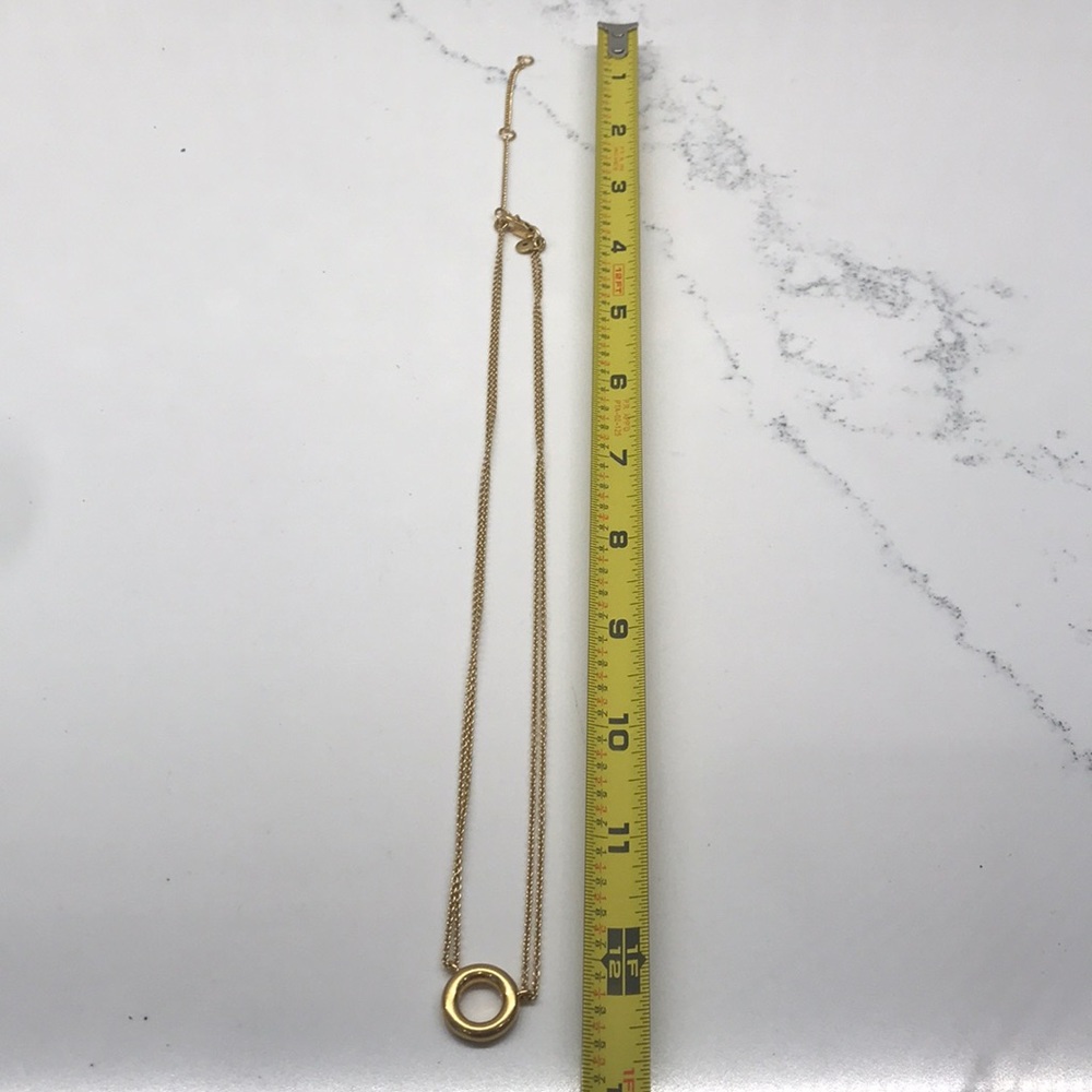 Madewell NEW Double chain circle - Picture 3 of 4